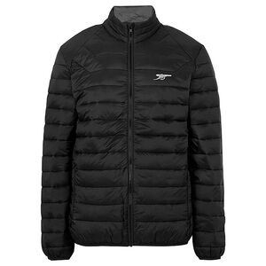 Arsenal FC Black Puffer Jacket Men’s Large Official Product Zip Coat